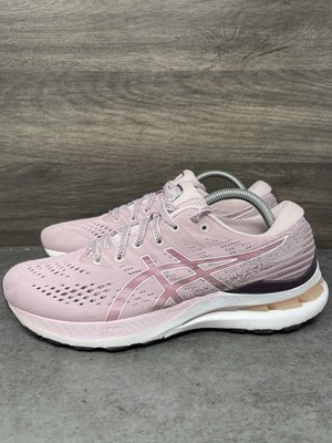 Asics Gel Kayano 28 Sneakers Womens Size 9.5 Pink White Running Athletic