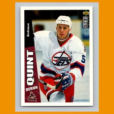 Deron Quint #206 1996-97 Collectors Choice Phoenix Coyotes Hockey Card NHL