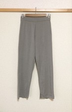 Auralee 19SS Wool Knit Slit Pants Beige Size 3 Excellent