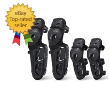 Motorcycle Knee Pads for Men - Level 1 Motocross Knee and Elbow Guards Prote...