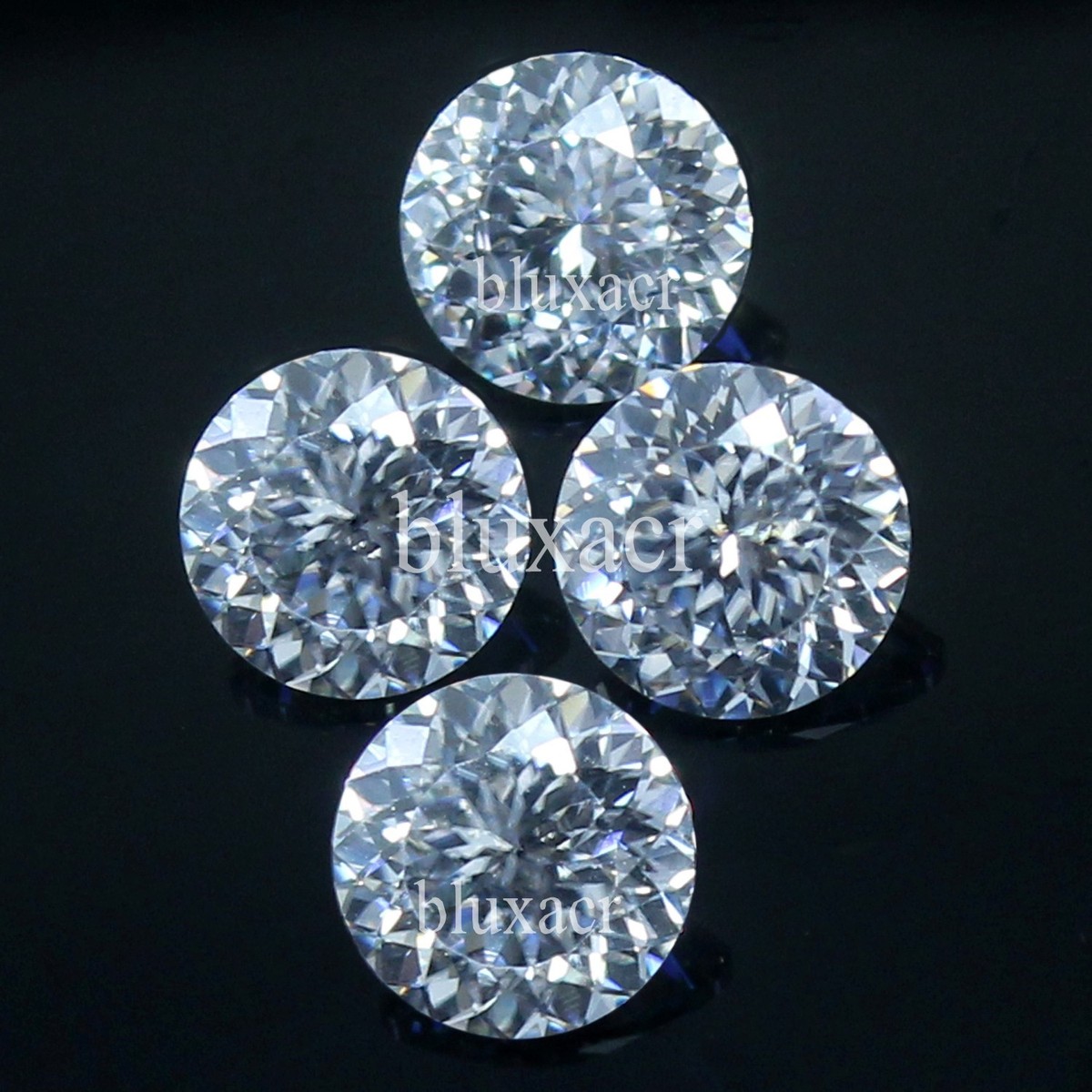 Natural D Color VVS1 Certified 100 Facet Brilliant Cut MM