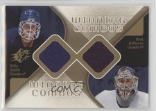 2007-08 SPx Winning Combos Billy Smith Rick DiPietro #WC-DS HOF 2d8