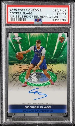 2025 Topps Chrome Cooper Flagg Refractors (RAW)