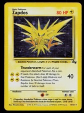 ZAPDOS 15/62 HOLO RARE FOSSIL POKEMON HP on eBay