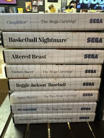 Sega Master System Games Lot Of 17 All Tested Most Have No Manual