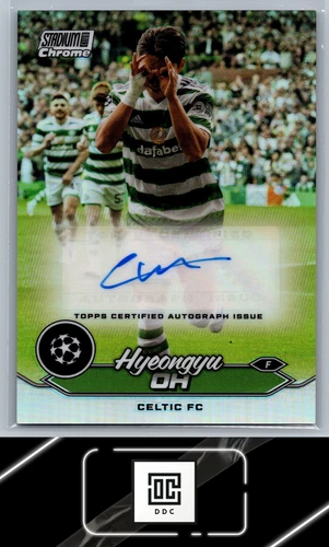 2023-24 Stadium Club Chrome #CA-HO Hyeongyu Oh Chrome Autographs