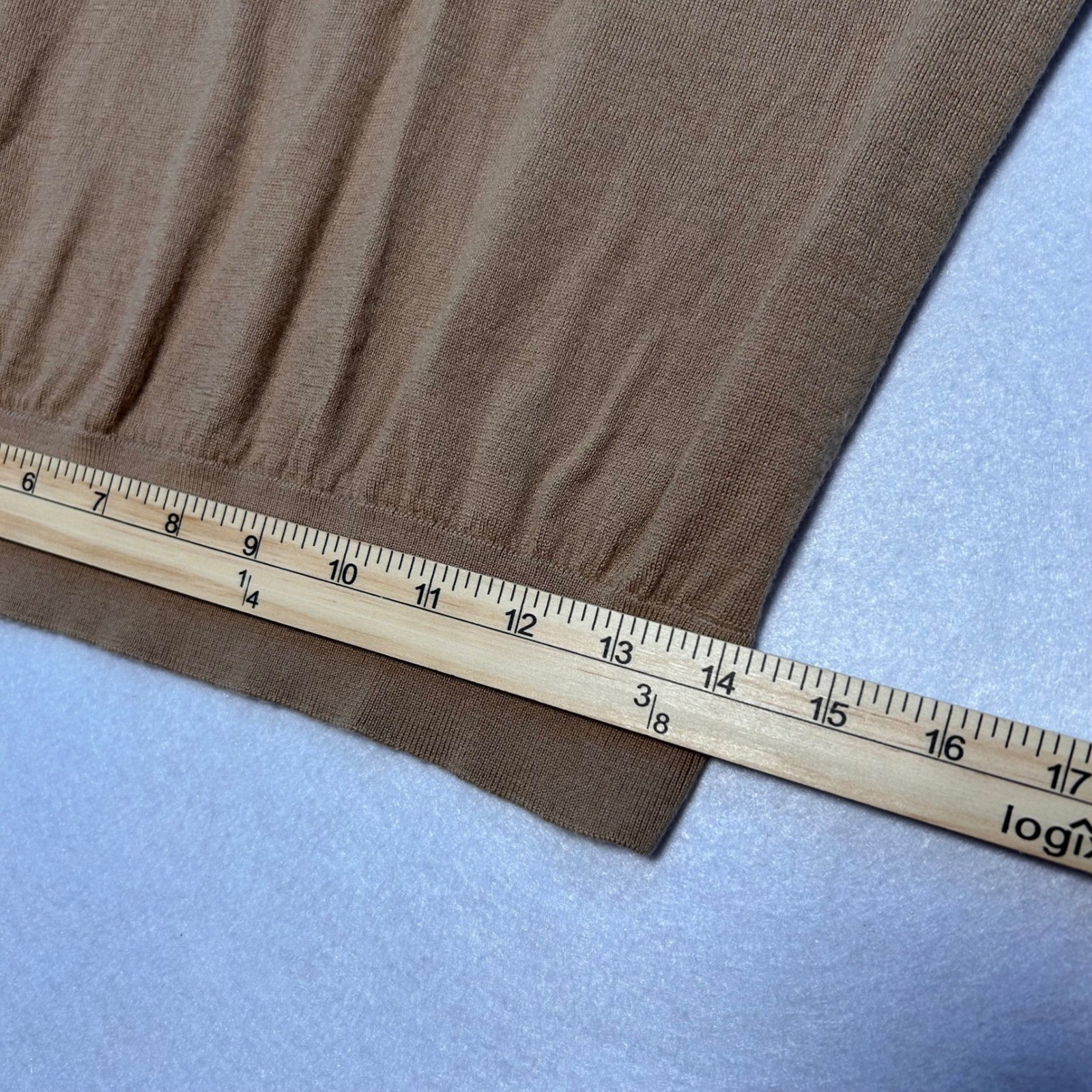 Zara Elevated Basic Neutral Crew Neck Pullover Sw… - image 8