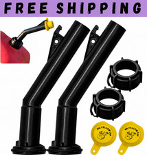 Gas Can Spout Replacement for Old Style Blitz Containers-2 Nozzles, Caps  Rings