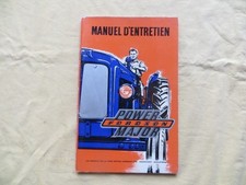 Tracteur FORDSON Power Major - manuel d'entretien - 1958