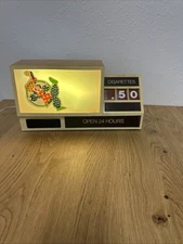 Vintage 1981 Camel Cigarettes Ad Store Display Digital Clock Sign  Works!