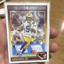 Panini 2024 Score Rookies Jayden Daniels #302 LSU Tigers Commanders Card