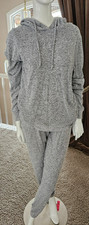 FAT FACE Women's Pullover Grey Weston Hoody Loungewear Hoody Sz 6  Jogger Sz 4