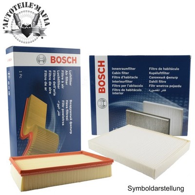 Bosch Luft + Innenraumfilter für  Audi A3 Q2 Seat Leon Skoda Octavia VW Golf VII