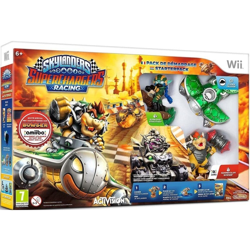 Skylanders Superchargers Racing pack de démarrage Wii U pour enfant