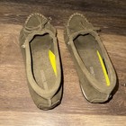 Minnetonka Dark Olive Green Women's Shoes Slippers Slip On Suede Moccasins Sz 8 — photo 2