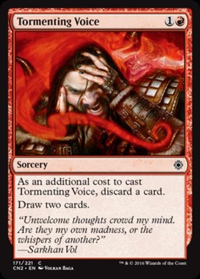 Tormenting Voice -Foil Near Mint MTG Conspiracy: Take the Crown