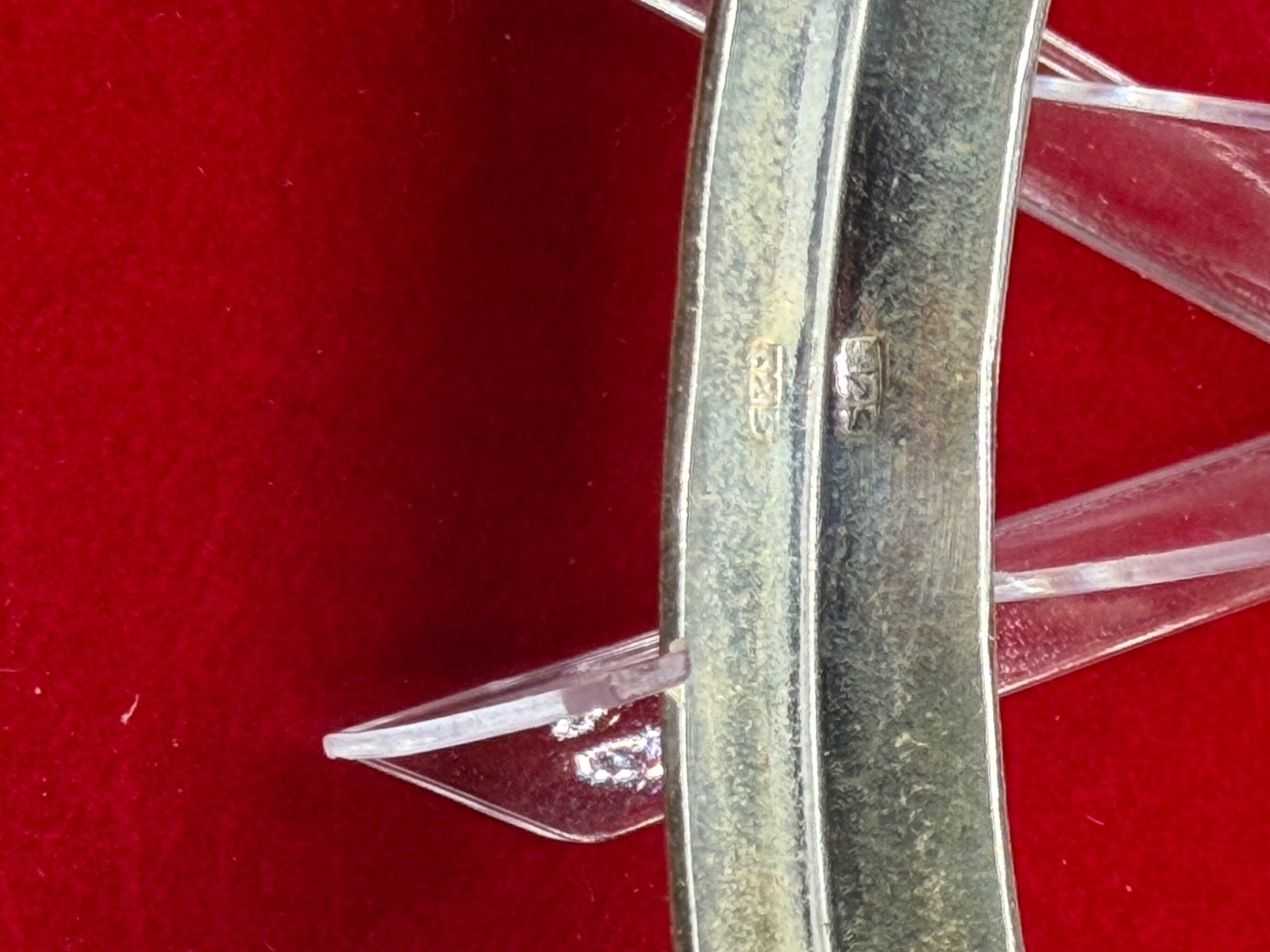 Solid .925 Sterling Silver Cuff Bracelet 34 Grams… - image 6