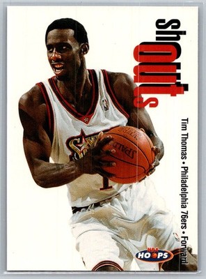 1998-99 Hoops Basketball Shout Outs #11 SO Tim Thomas - VG - Philadelphia 76ers