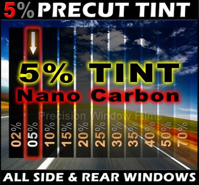 PreCut Window Film 5% VLT Limo Black Tint for VW Golf 2 Door 2000-2005 Coupe