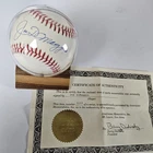 Joe DiMaggio Signed Baseball Ball COA