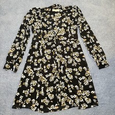 michael kors Black floral dress S