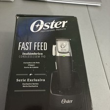 Oster Professional Fast Feed Cordless Tagliabordi e Tagliabordi Nero/Argento Set