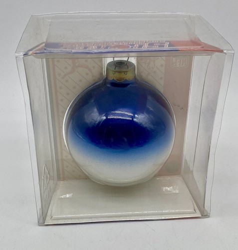 Vintage NFL Denver Broncos Glass Ball Bulb Sports Collector Christmas Ornament - Picture 4 of 8