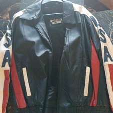 Tuskany Mens Genuine Leather USA Jacket Size ...