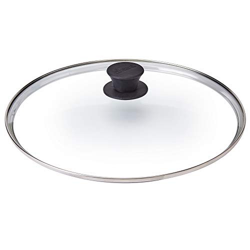 CUISINEL Glass Lid 12" C-303 - Compatible Lodge - Tempered Replacement - BLACK