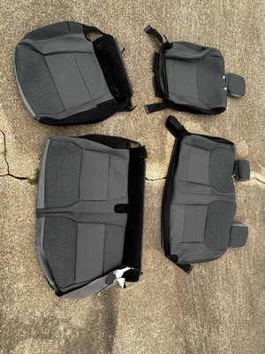 Factory Original Dark Slate Cloth Seat Covers from 2024 F150 Lightning Flash
