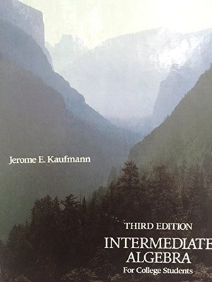 Intermediate algebra for colle - GOOD