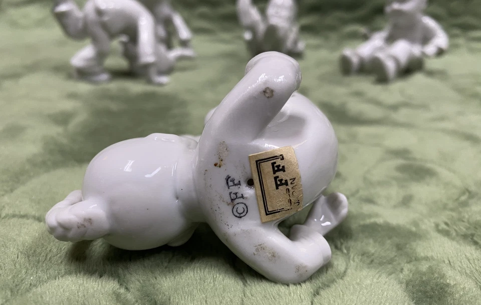 Juego de 5 porcelana de colección Fitz & Floyd Tumbling Chinese Boys excelente estado Foto 3 de 4