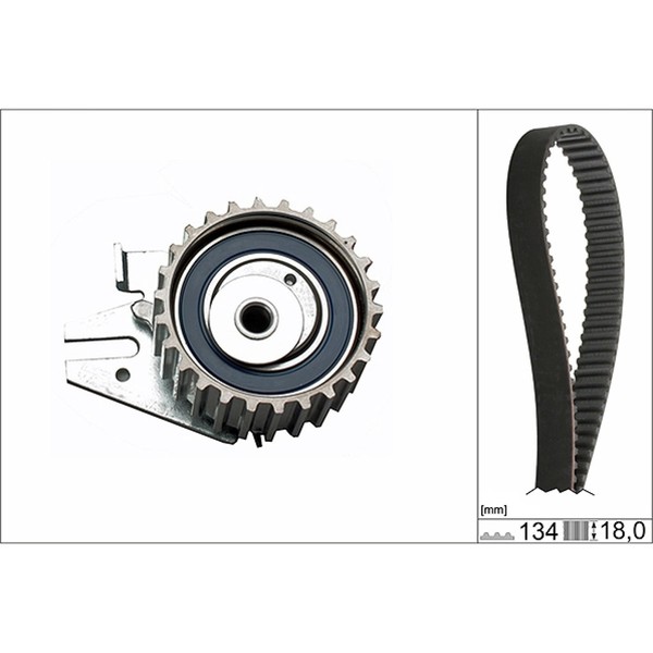 INA 530 0221 10 Zahnriemensatz FüR Fiat Lancia Zahnriemenset Zahnriemenkit-image