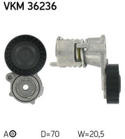 Riemenspanner Keilrippenriemen Oben SKF VKM 36236 FÜR Ford Volvo Spannarm