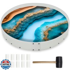 Large Round Resin Table Mold,24" Inch Reusable Detachable Deep Molds for Epox