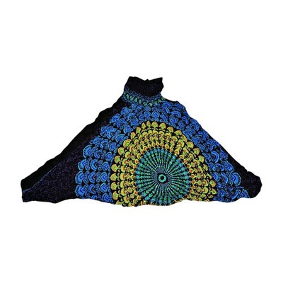 Unisex Fabric Mandala Design Harem Yoga Baggy Boho Hippie Pants Elastic Waist