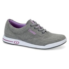 Dexter Kerrie Grey Twill Womens Bowling Shoes Size 6.5