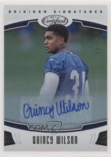 2017 Certified Gridiron Signatures 69/99 Quincy Wilson #GS-QW Auto 0v1