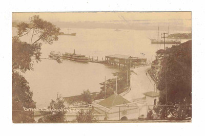 Vintage Postcard 1919 - Entrance, Taronga Park Zoo, Sydney. NSW. Australia.