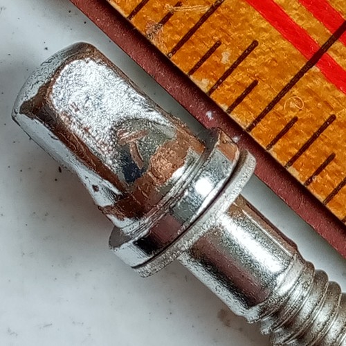 Rogers 1+2.5"T-Rod Snare/Floor Tom Drum Chrome60s Powertone Tension-Lug-Screw*VG - Picture 2 of 2