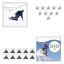 10 Pieces Snowboard Stomp Pads Snow Board Mat Provides Extra Grip Professional