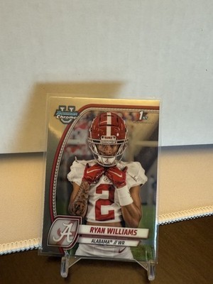 2024 Bowman U Chrome Ryan Williams Refractor 1st #53 Alabama Crimson Tide