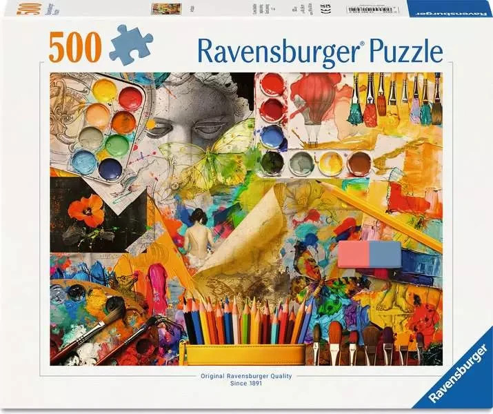 Art Studio 500 Piece Jigsaw Puzzle Ravensburger New