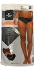 Member's Mark Ladies 4 Pack Hipster Underwear Size XL Black Cork Roast Chocolate