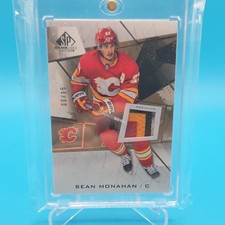 2021-22 SP Game Used Jersey Sean Monahan #59 Gold Premium Memorabilia /15 Flames
