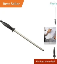 Diamond Honing Steel 12 Inch Ultra Fine Grit Professional Knife Sharpening