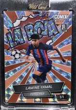 Lamine Yamal 1/1 Rookie Card Barcelona Spain World Cup FIFA Rare Case Hit 1 Of 1