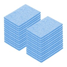 25 St&uuml;ck L&ouml;tschwamm 5 x 3,5 cm Rechteck Blau Extra Dicke Reinigungspads L&ouml;tspitz