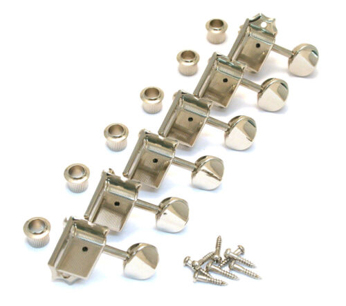 Allparts Nickel Vintage Inline Tuners for Fender Strat/Tele® Guitar TK-0780-001 - Picture 1 of 1