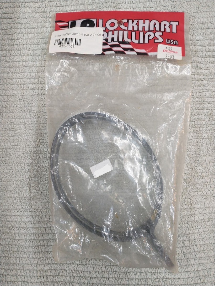 Akrapovic ti oval evo 2 muffler clamp 04-05 Kawasaki ZX-10 425